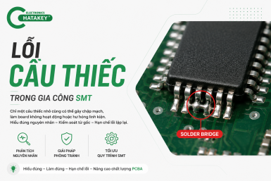 LỖI CẦU THIẾC TRONG GIA CÔNG SMT: NGUYÊN NHÂN VÀ GIẢI PHÁP
